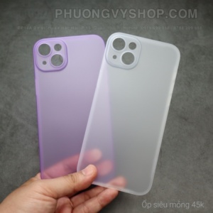 Ốp lưng iPhone 14 Plus - Ốp siêu mỏng 0.3mm (45k)